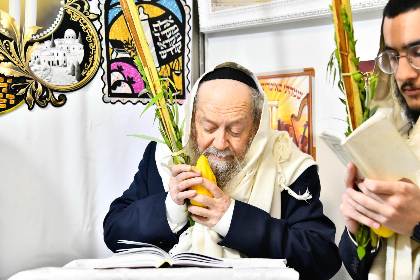 הושענא רבה אצל המקובל הגה"צ רבי דוד בצרי