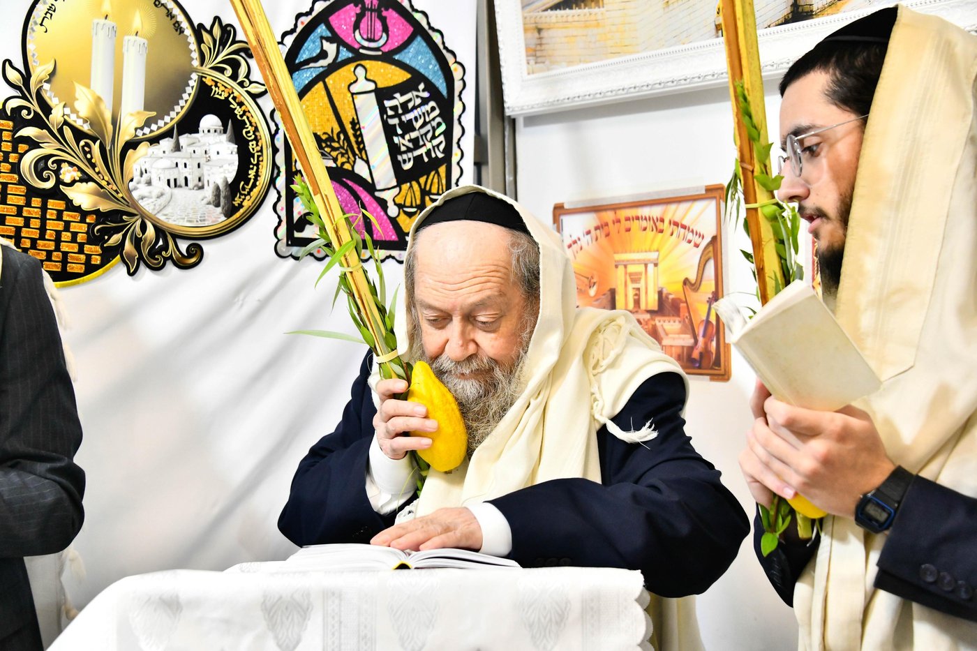 הושענא רבה אצל המקובל הגה"צ רבי דוד בצרי