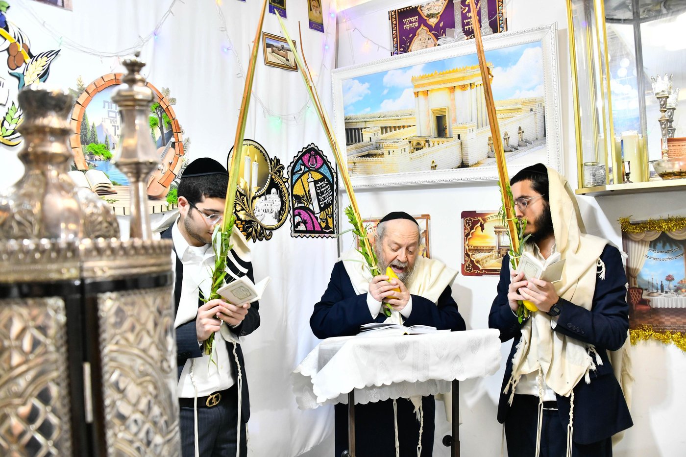 הושענא רבה אצל המקובל הגה"צ רבי דוד בצרי