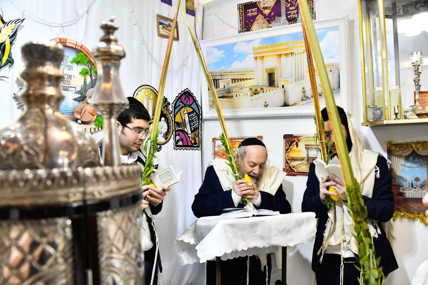 הושענא רבה אצל המקובל הגה"צ רבי דוד בצרי