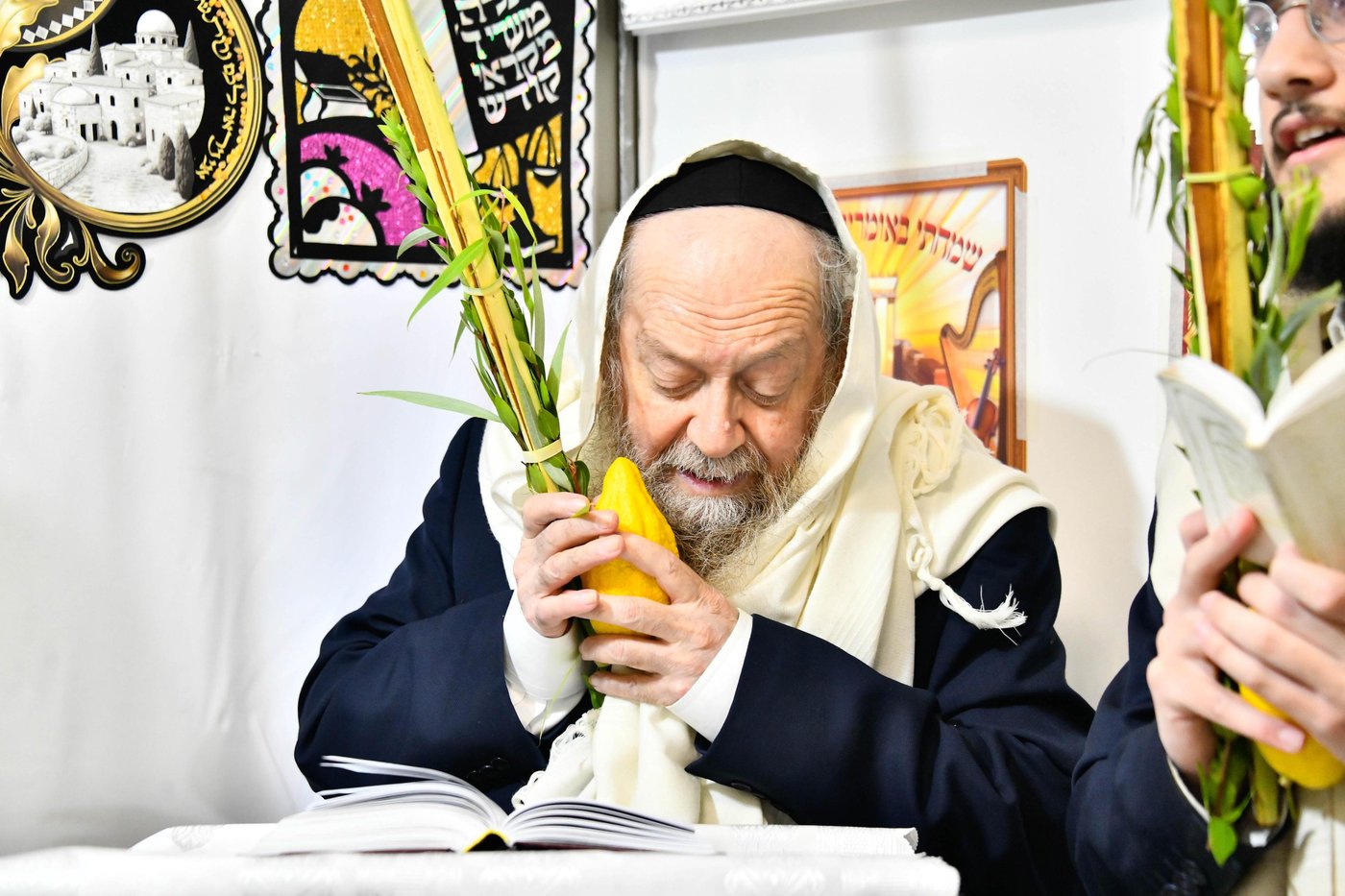 הושענא רבה אצל המקובל הגה"צ רבי דוד בצרי