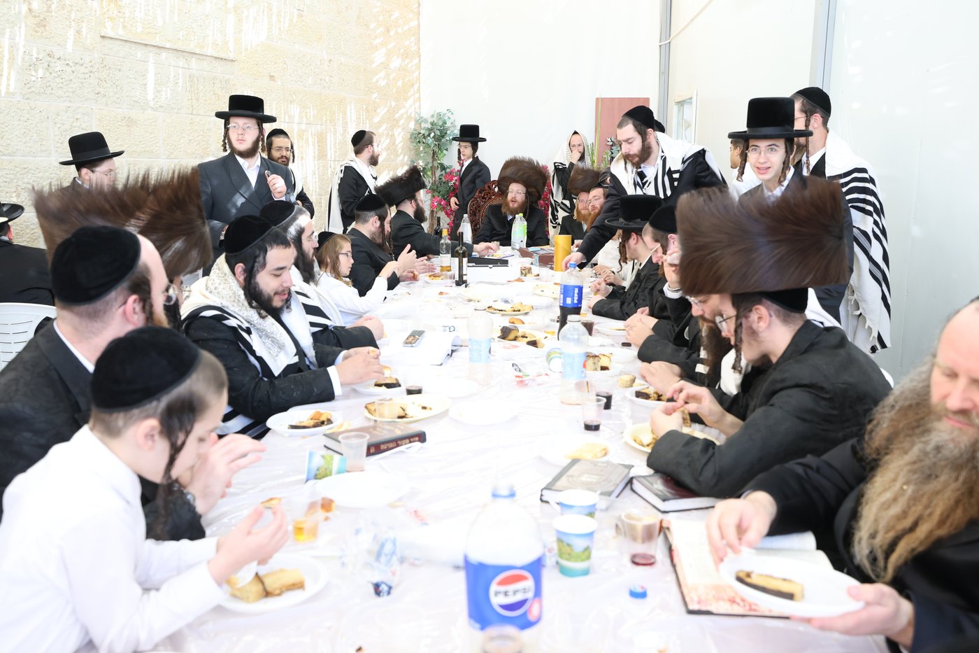 סוכות בחצר ספינקא בית שמש