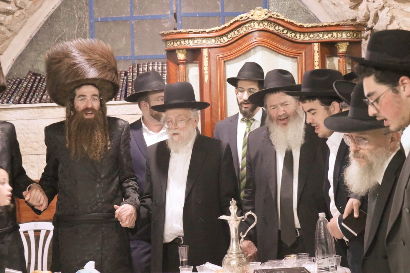 הגרב''ד אלישיב בביקור היסטורי בצפת ובמירון