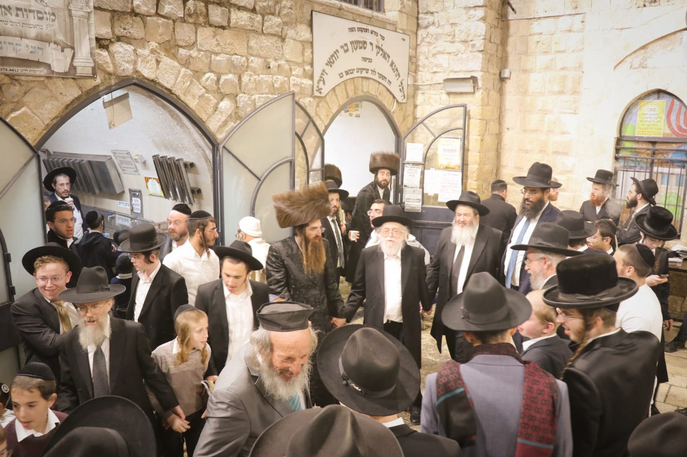 הגרב''ד אלישיב בביקור היסטורי בצפת ובמירון