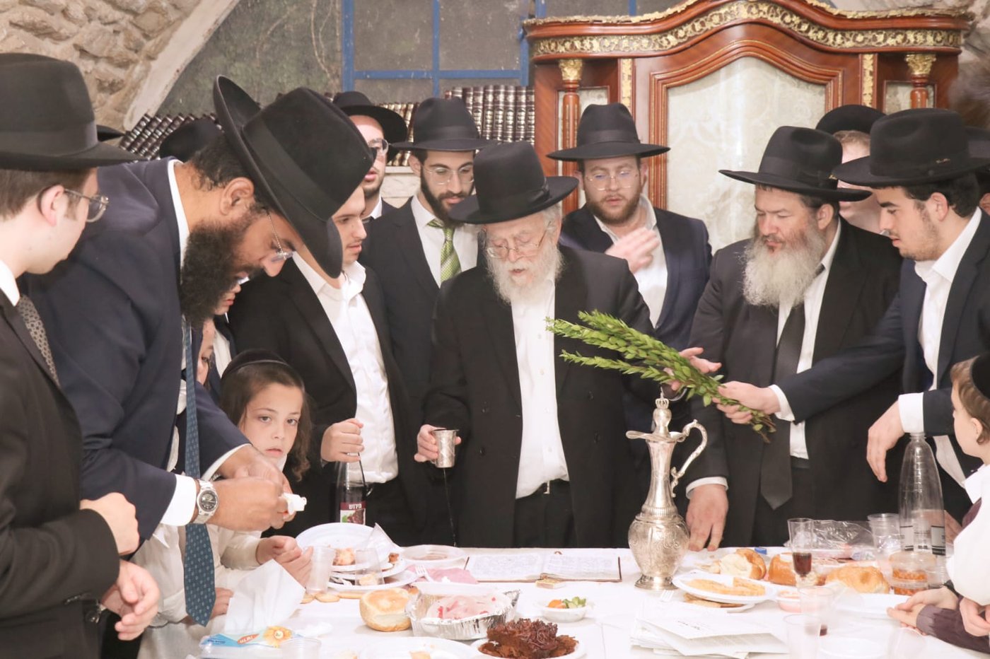 הגרב''ד אלישיב בביקור היסטורי בצפת ובמירון