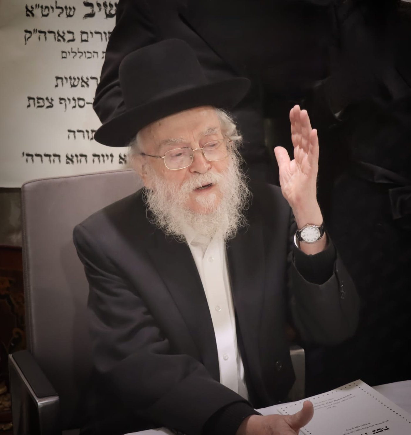 הגרב''ד אלישיב בביקור היסטורי בצפת ובמירון