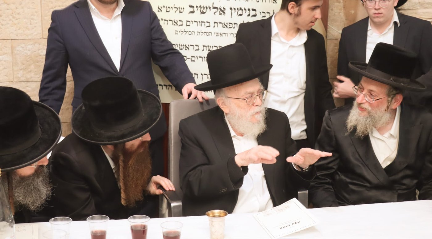 הגרב''ד אלישיב בביקור היסטורי בצפת ובמירון