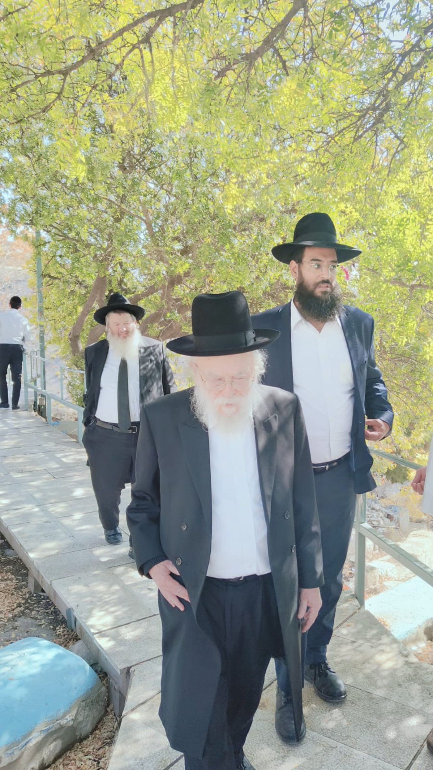 הגרב''ד אלישיב בביקור היסטורי בצפת ובמירון