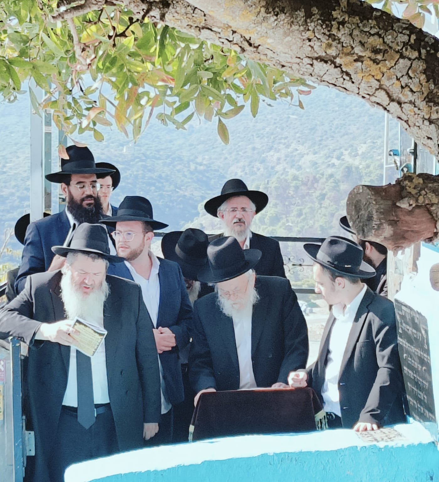 הגרב''ד אלישיב בביקור היסטורי בצפת ובמירון