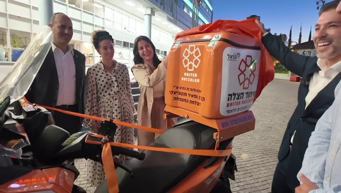 "האופנולנס החדש הוא נכס חיוני עבורנו, שמעניק כוח משמעותי ליכולת שלנו להגיע לכל קריאת חירום בתוך דקות בודדות