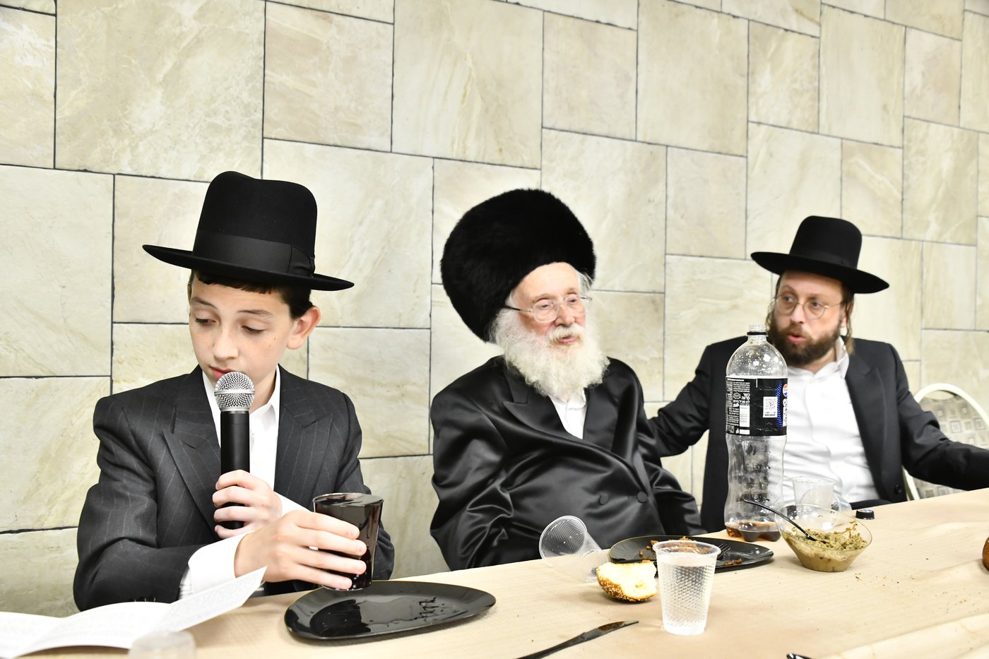 שמחת בר המצווה לבנו של גדליה סילמן, נכד הראב"ד הגר"י סילמן 