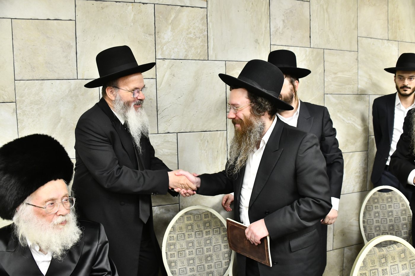 שמחת בר המצווה לבנו של גדליה סילמן, נכד הראב"ד הגר"י סילמן 