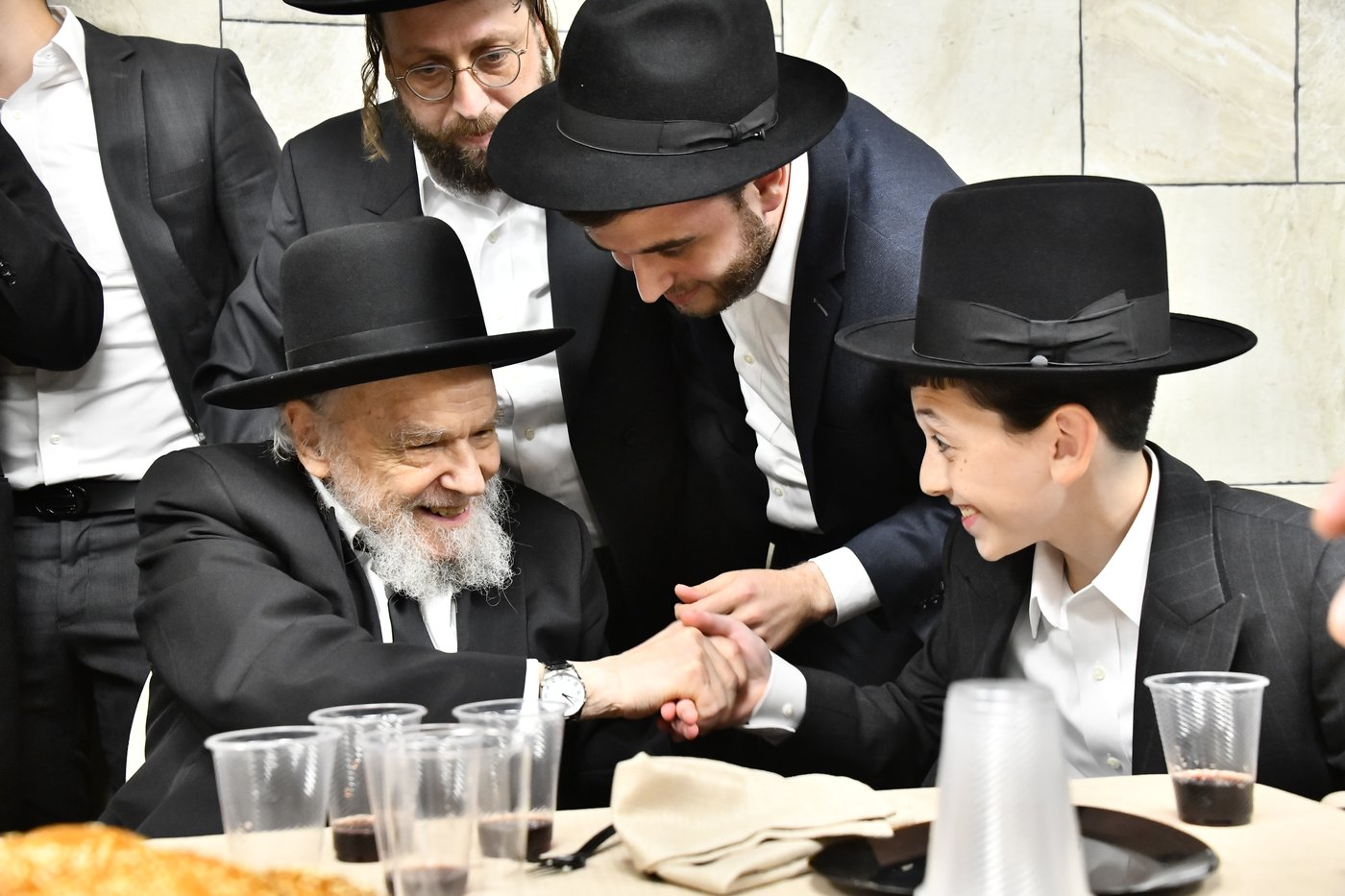 שמחת בר המצווה לבנו של גדליה סילמן, נכד הראב"ד הגר"י סילמן 