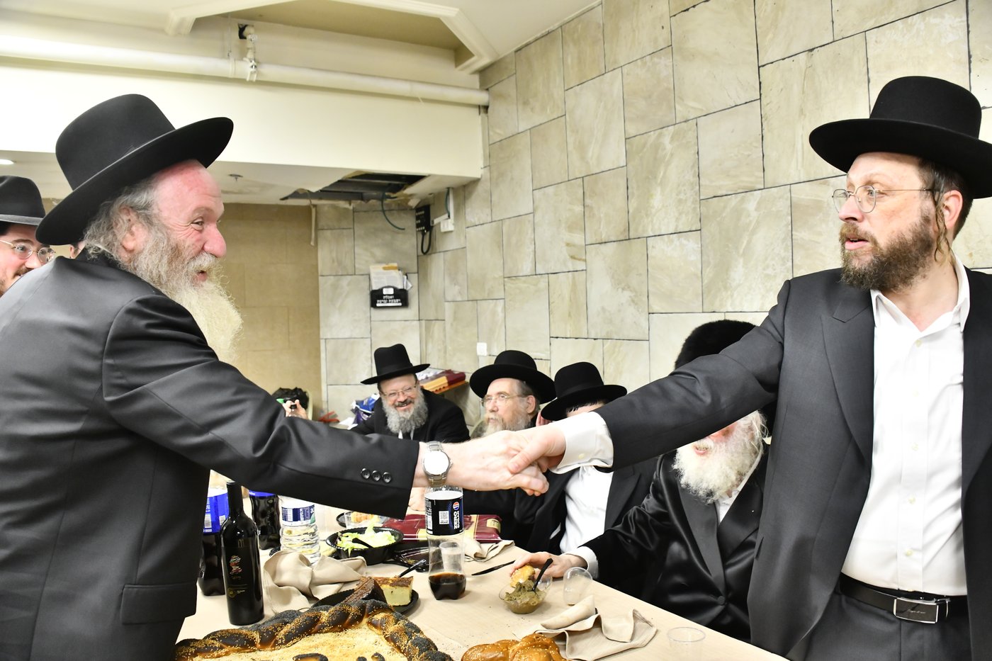 שמחת בר המצווה לבנו של גדליה סילמן, נכד הראב"ד הגר"י סילמן 