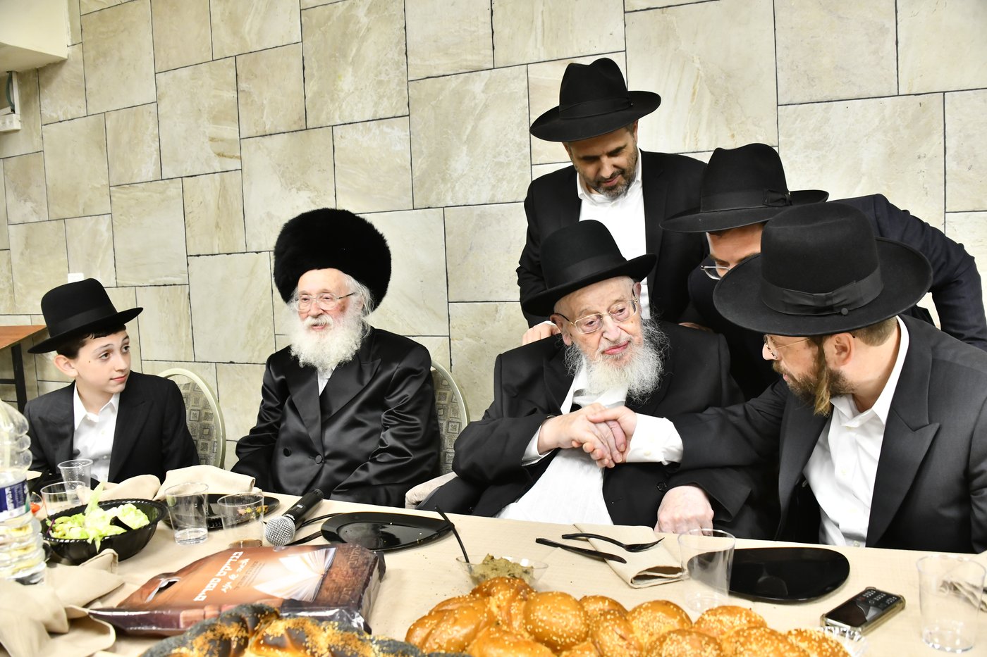 שמחת בר המצווה לבנו של גדליה סילמן, נכד הראב"ד הגר"י סילמן 