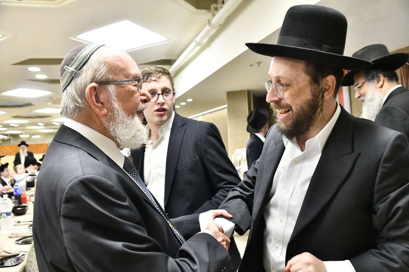 שמחת בר המצווה לבנו של גדליה סילמן, נכד הראב"ד הגר"י סילמן 