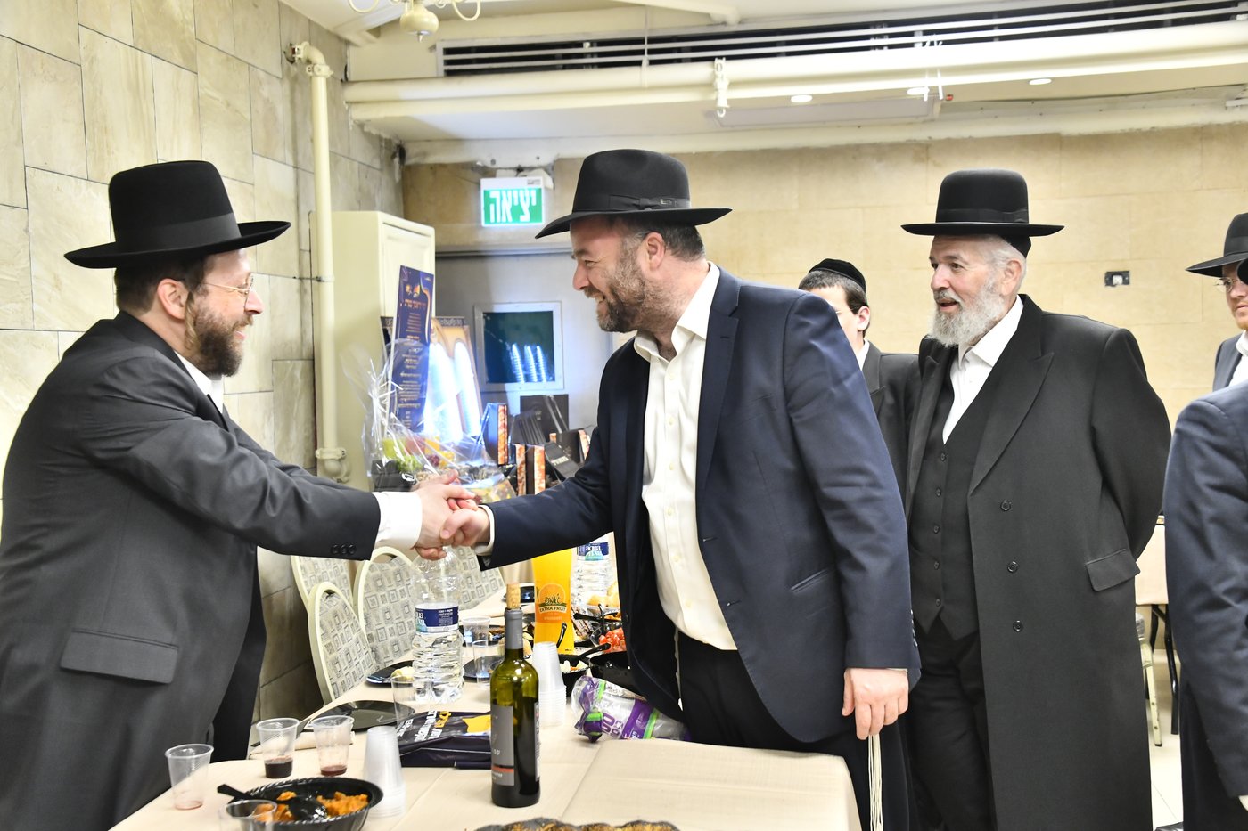 שמחת בר המצווה לבנו של גדליה סילמן, נכד הראב"ד הגר"י סילמן 