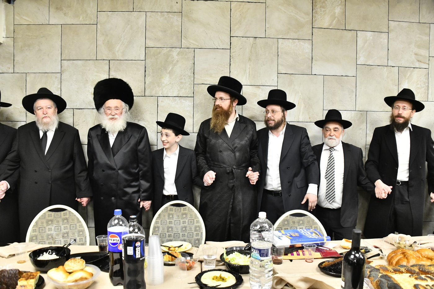 שמחת בר המצווה לבנו של גדליה סילמן, נכד הראב"ד הגר"י סילמן 