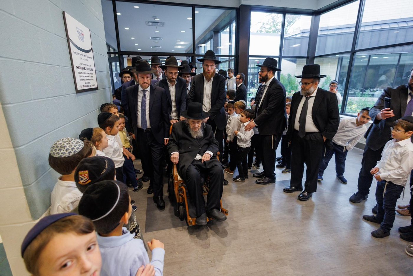 היום הראשון למסע הגר"ד לנדו בארצות הברית