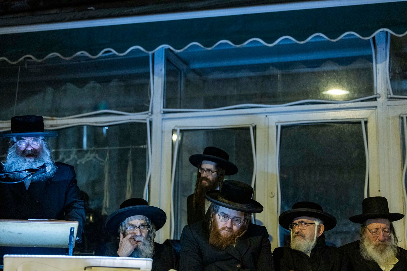 מחאה נגד גזירת הגיוס בראשות האדמו"ר ממשכנות הרועים