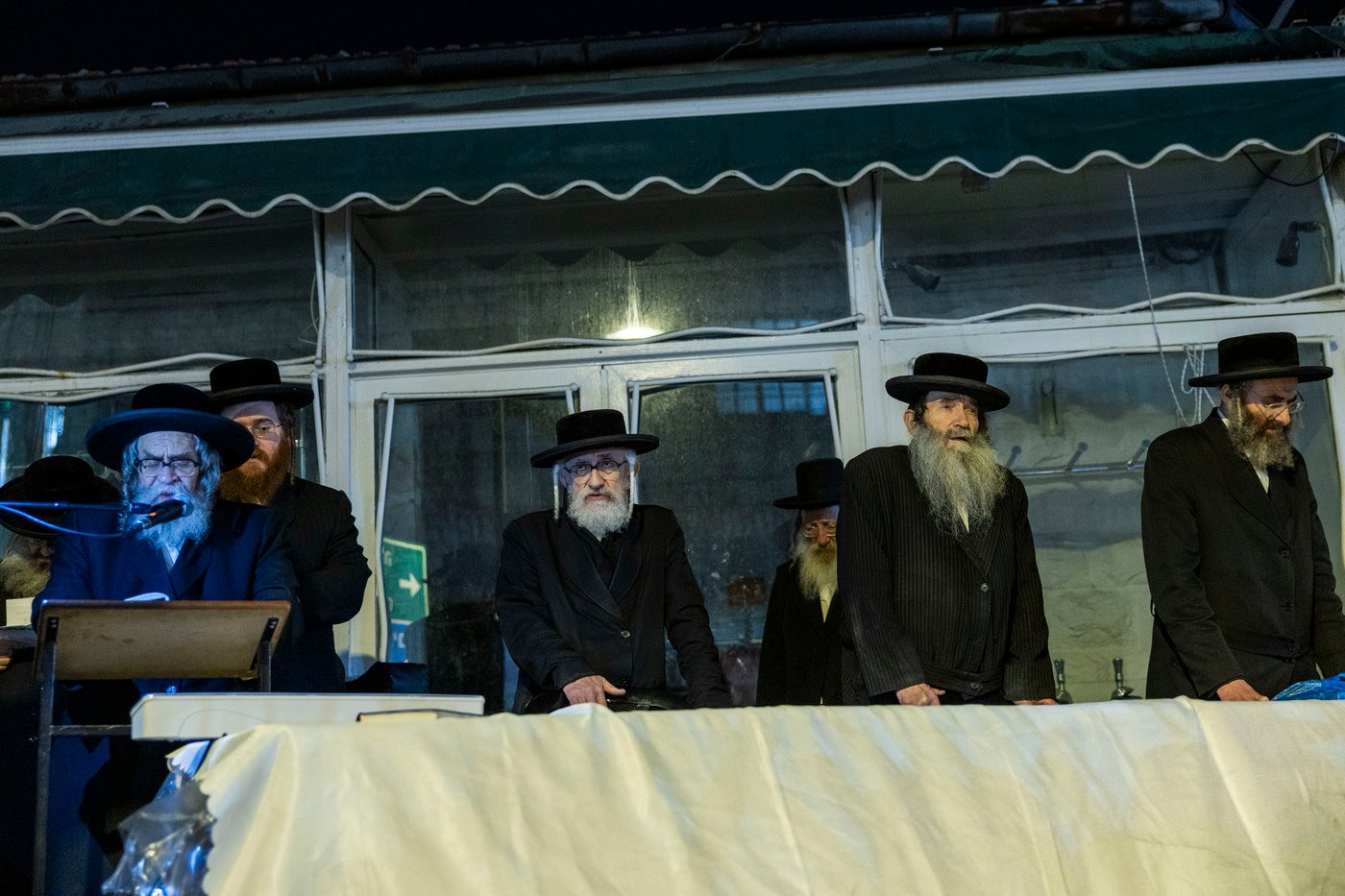 מחאה נגד גזירת הגיוס בראשות האדמו"ר ממשכנות הרועים