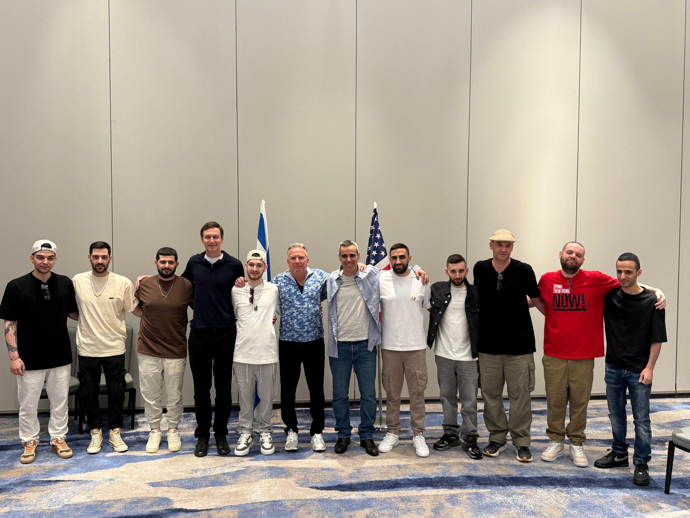שורדי שבי נפגשו עם וויטקוף וקושנר: "לא לוותר עד שיוחזרו כל החטופים"