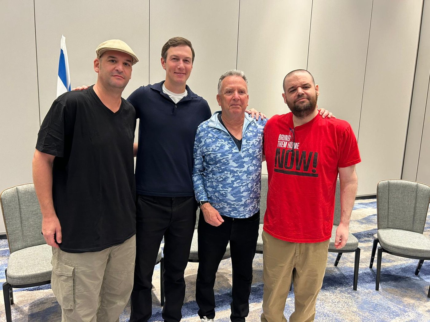 שורדי שבי נפגשו עם וויטקוף וקושנר: "לא לוותר עד שיוחזרו כל החטופים"