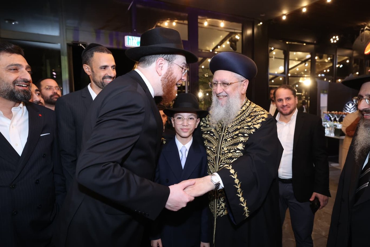 שמחת בר המצווה לבן הגר"י סיני