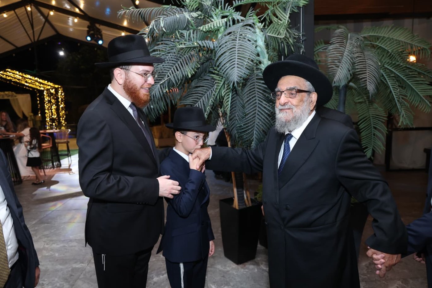 שמחת בר המצווה לבן הגר"י סיני