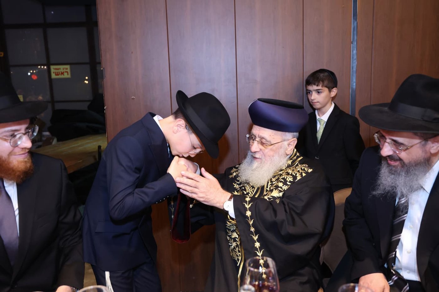 שמחת בר המצווה לבן הגר"י סיני