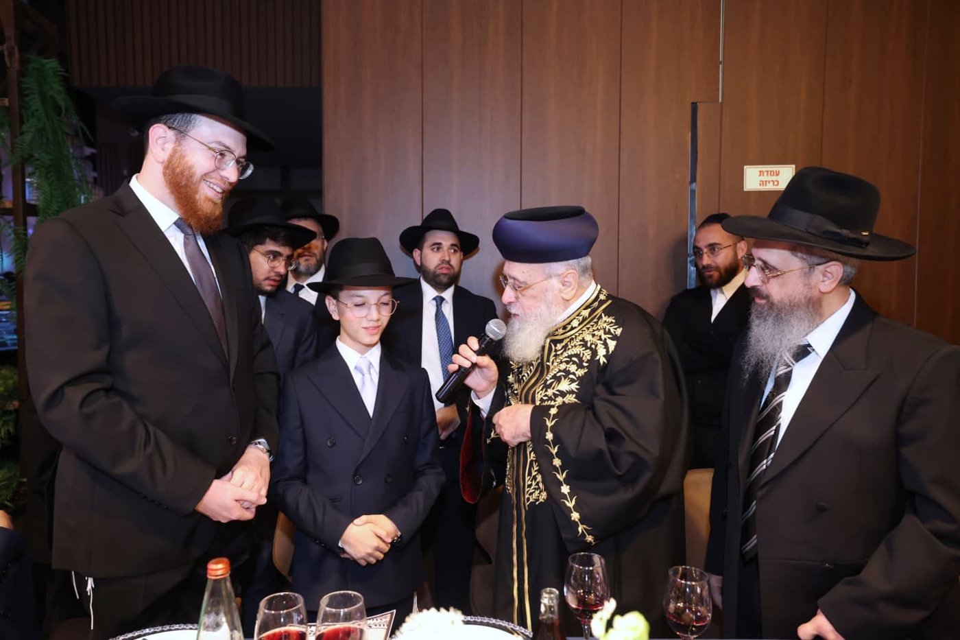 שמחת בר המצווה לבן הגר"י סיני