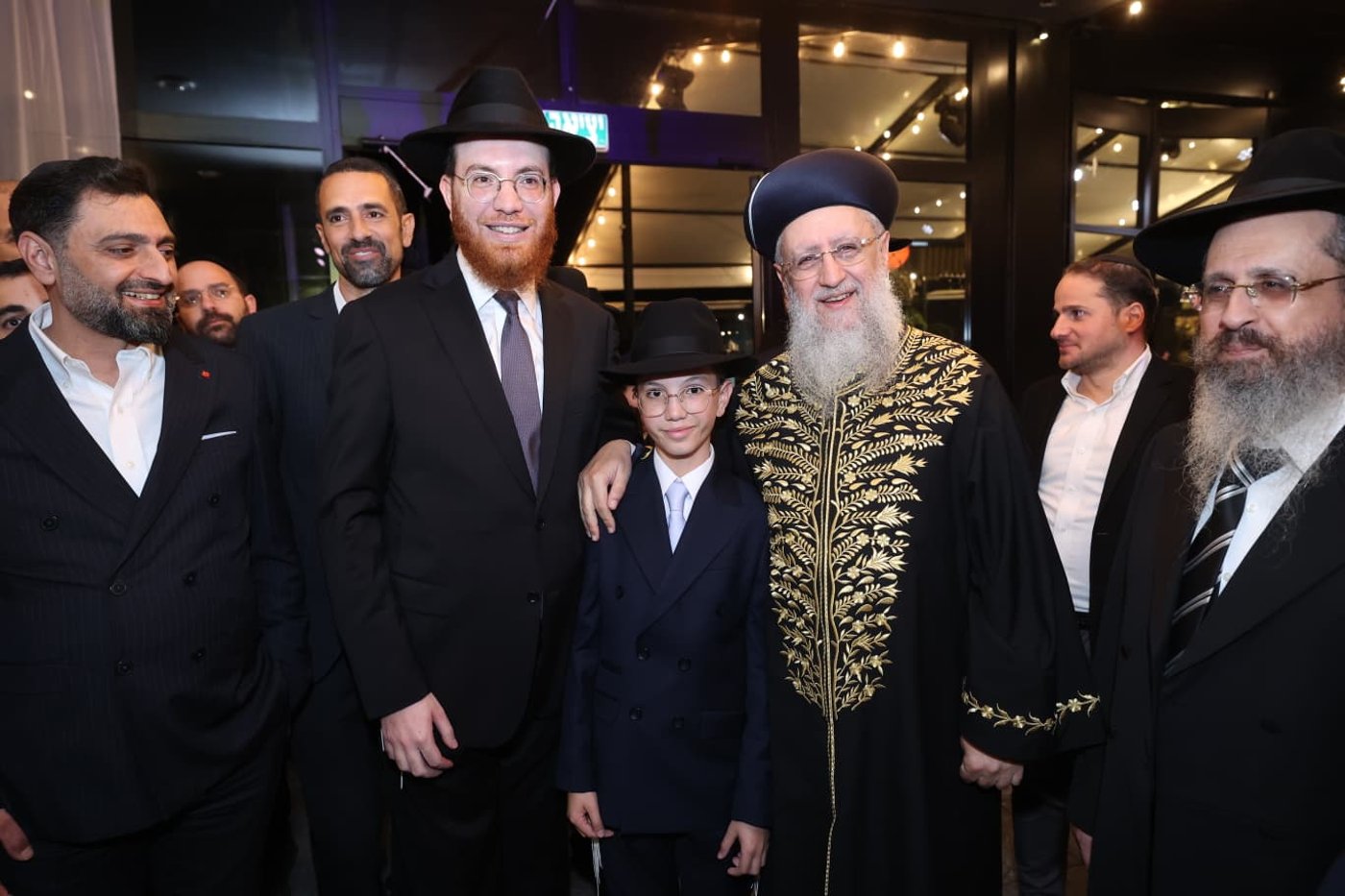 שמחת בר המצווה לבן הגר"י סיני