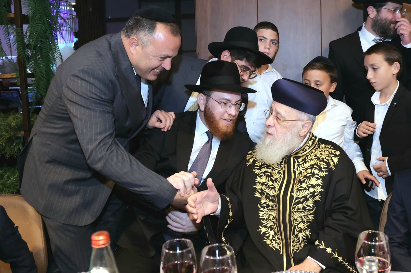 שמחת בר המצווה לבן הגר"י סיני