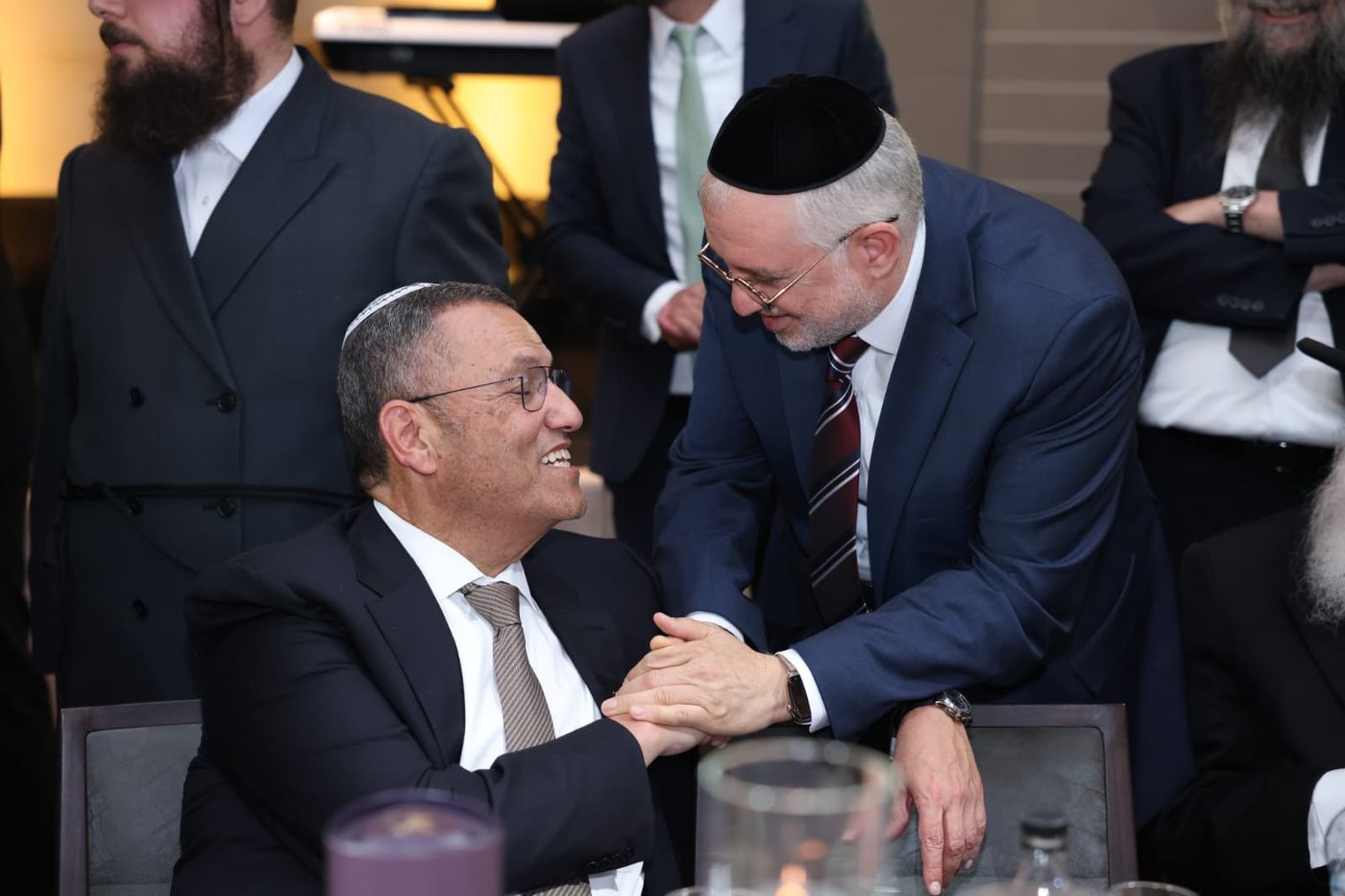 ראש העיר ירושלים ערך שבע ברכות לבתו, כולם הגיעו לברך • צפו בגלריה
