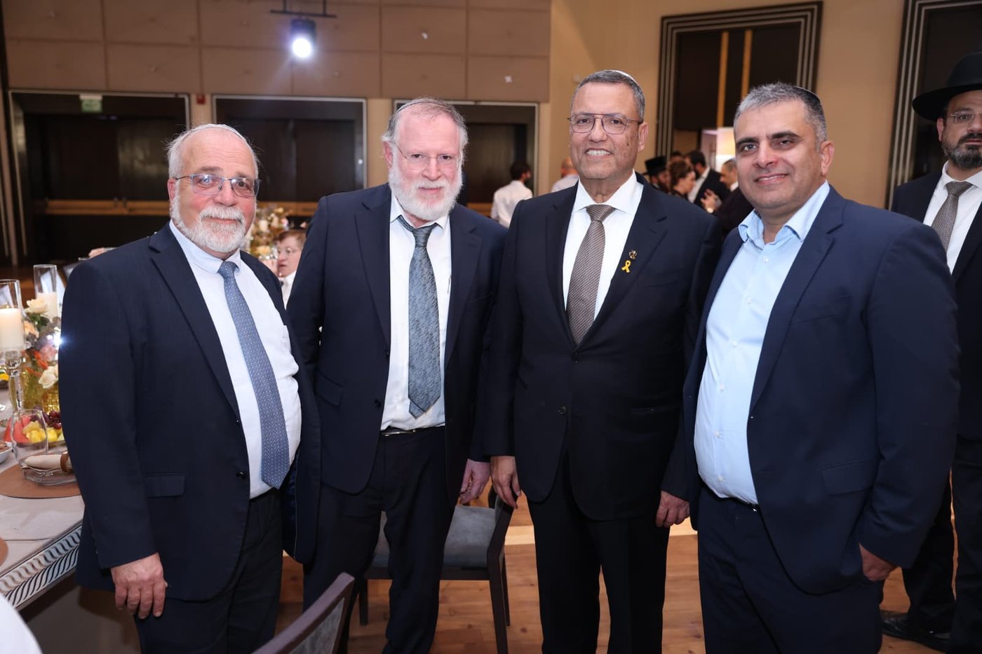 ראש העיר ירושלים ערך שבע ברכות לבתו, כולם הגיעו לברך • צפו בגלריה