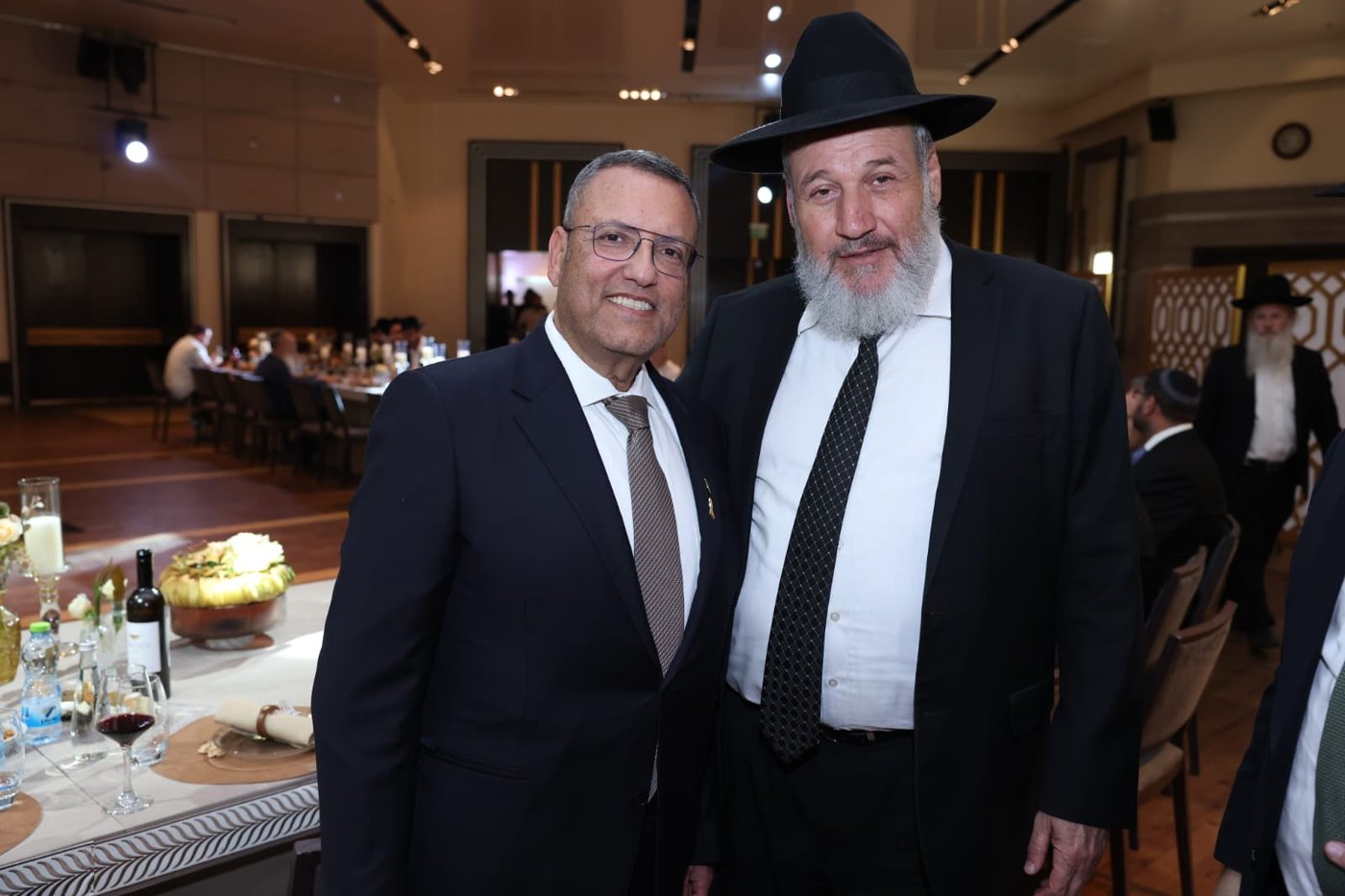 ראש העיר ירושלים ערך שבע ברכות לבתו, כולם הגיעו לברך • צפו בגלריה