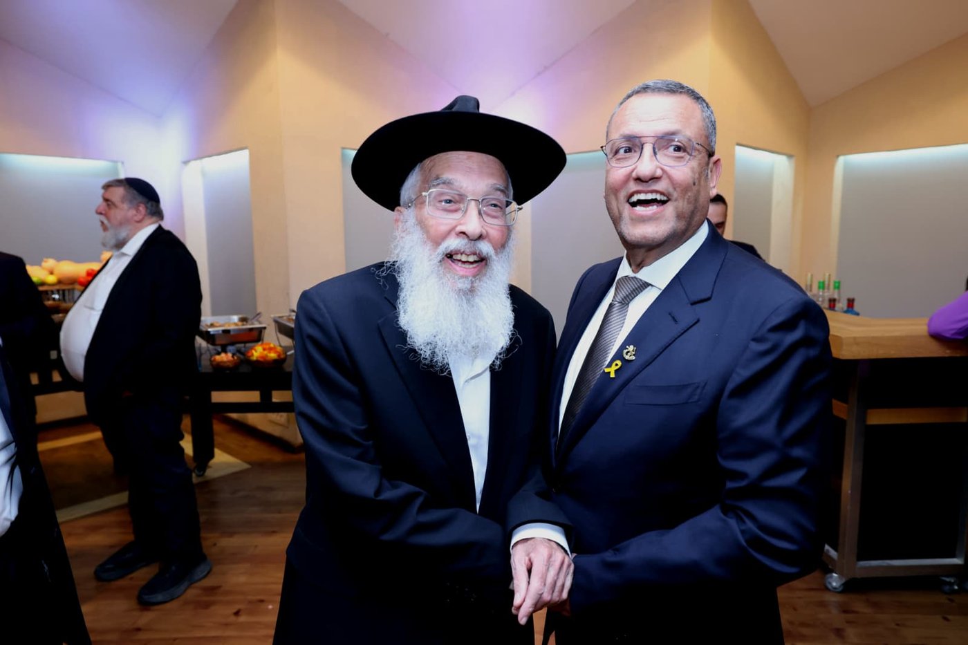 ראש העיר ירושלים ערך שבע ברכות לבתו, כולם הגיעו לברך • צפו בגלריה