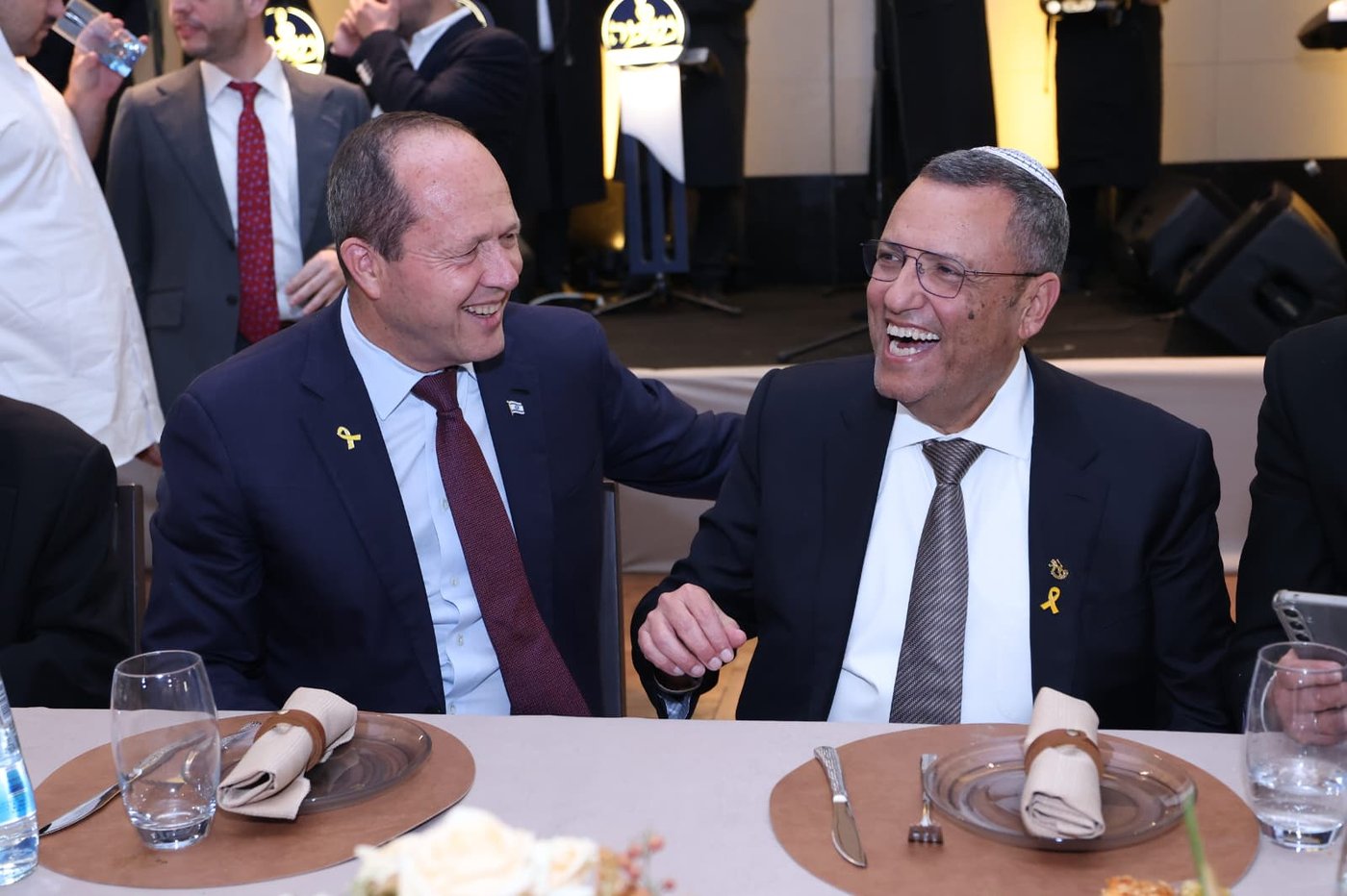 ראש העיר ירושלים ערך שבע ברכות לבתו, כולם הגיעו לברך • צפו בגלריה