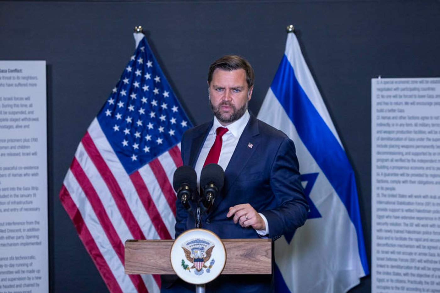 עוד לפני הריבונות: ואנס העביר 'מסר תקיף' לנתניהו בגלל הרג 40 עזתים