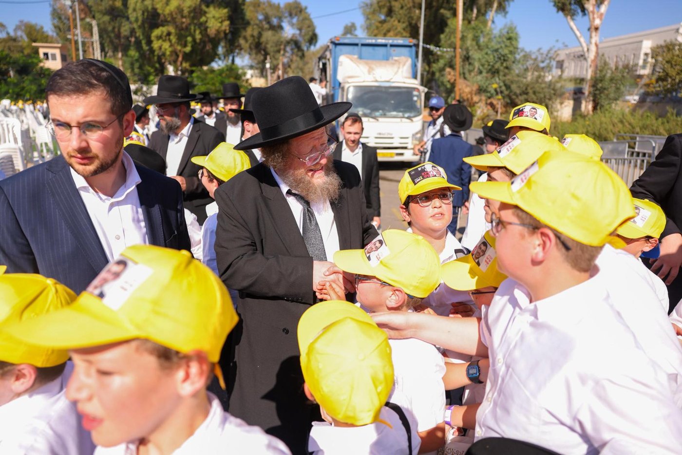 עצרת המחאה של ילדי 'עטרת שלמה' מול כלא 10