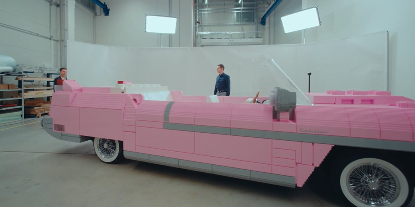 הקדילאק הוורודה מאבני הלגו