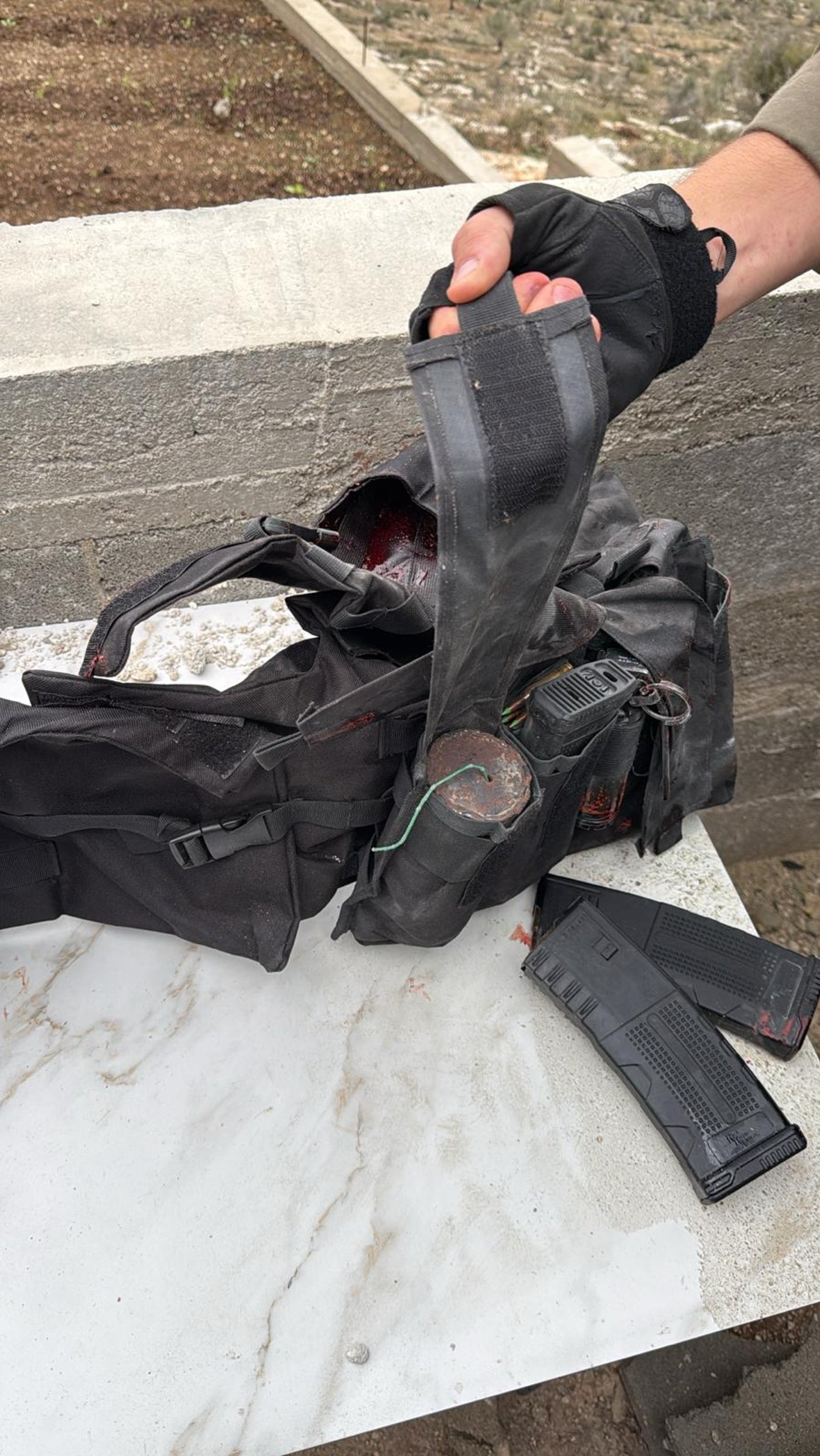 אמצעי הלחימה שאותרו במהלך הפעילות