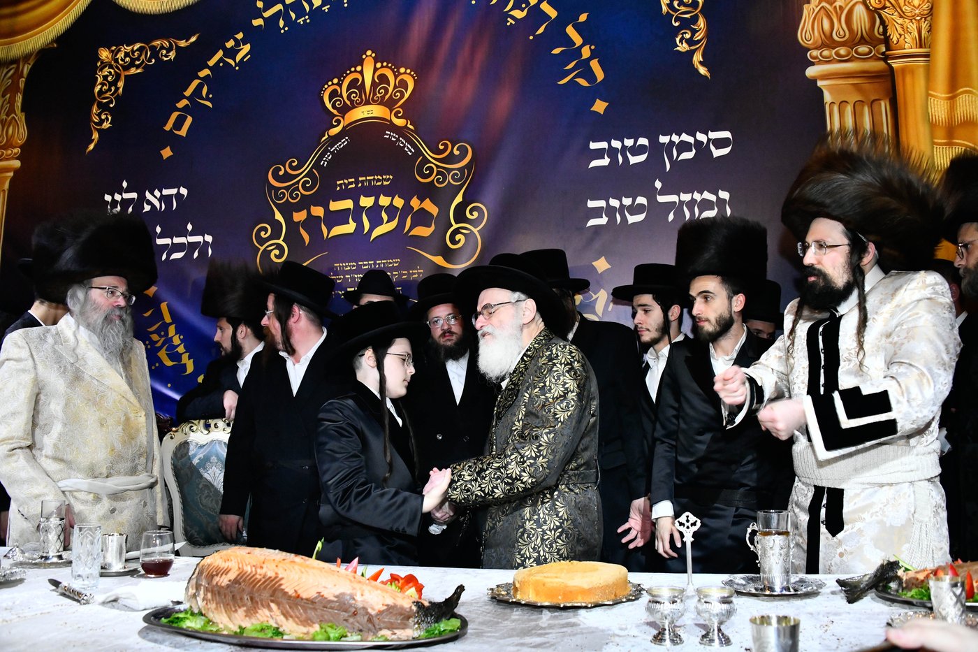 בר המצווה לבן האדמו"ר ממעז'יבוז'