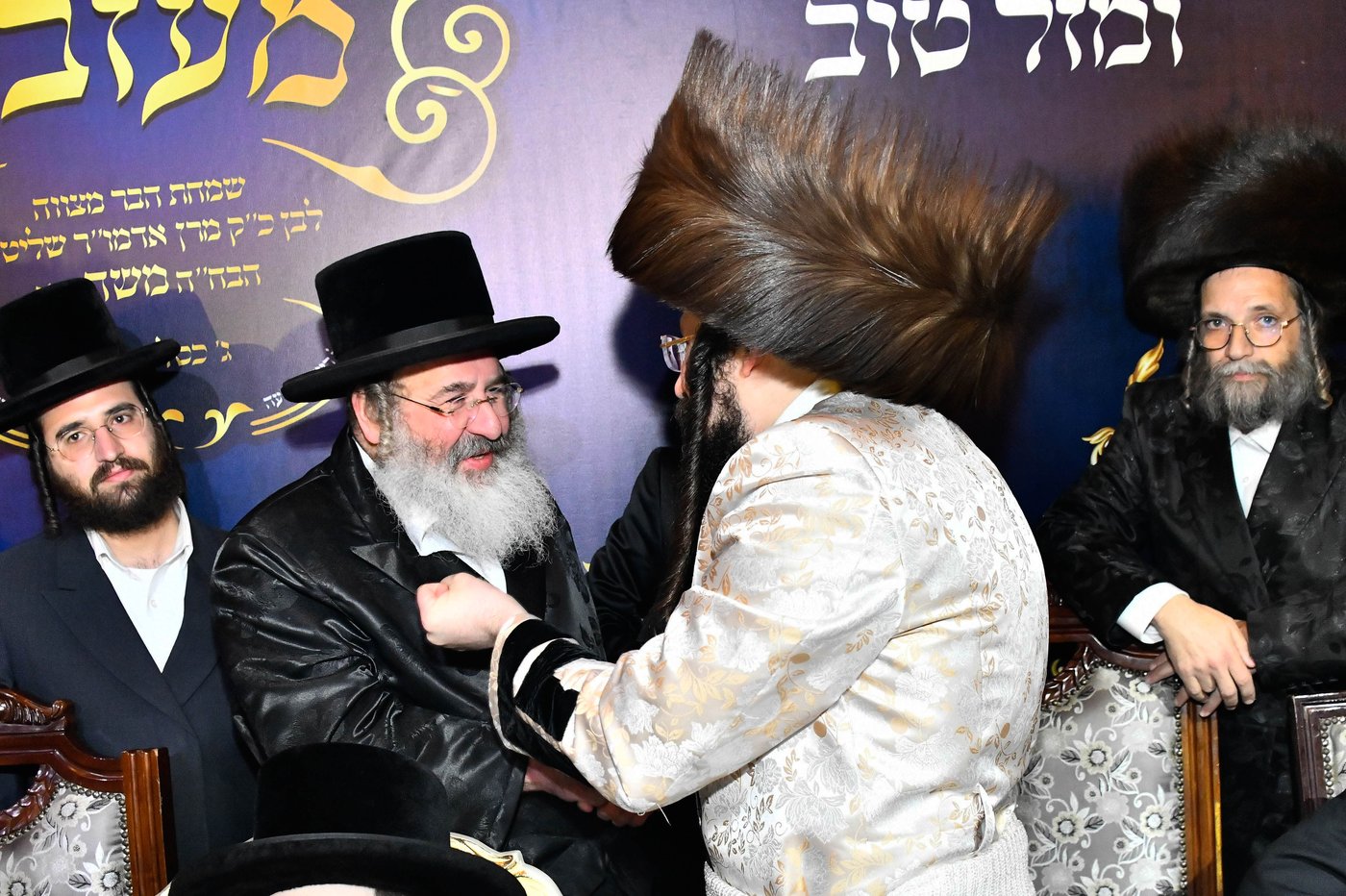 בר המצווה לבן האדמו"ר ממעז'יבוז'