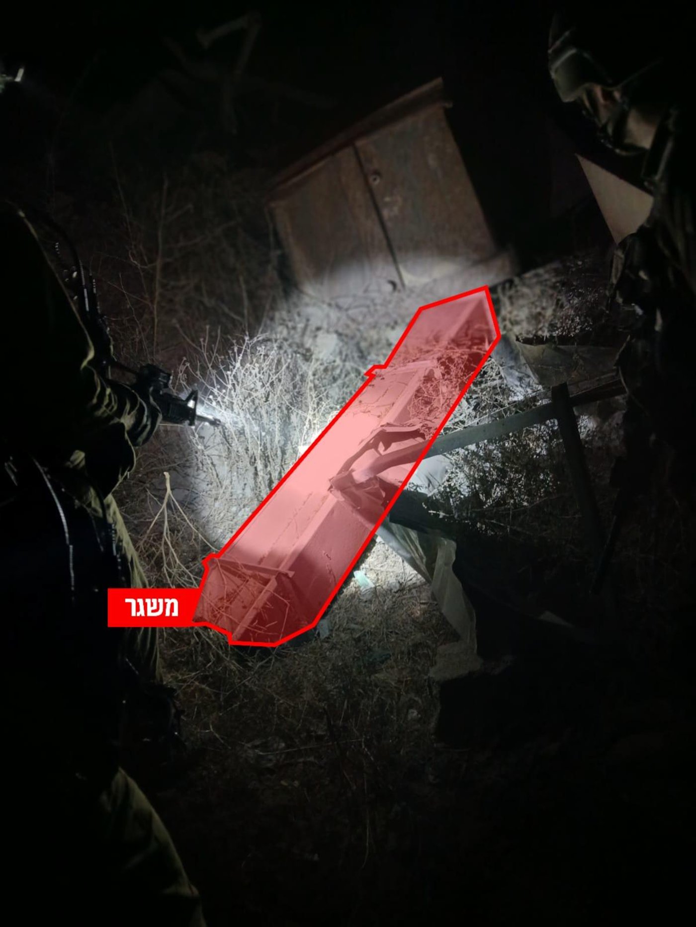 אמצעי לחימה שאותרו על ידי הכוחות