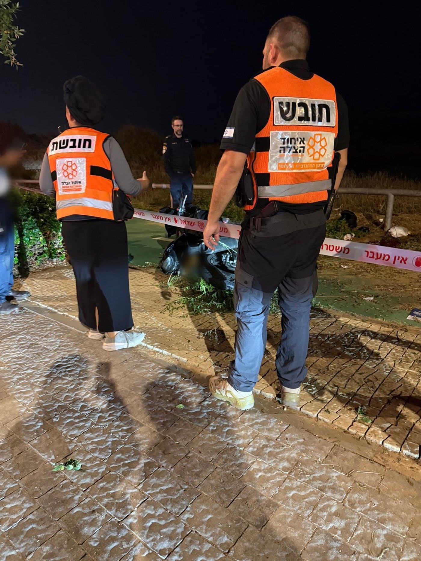 מתנדבי איחוד הצלה בזירה