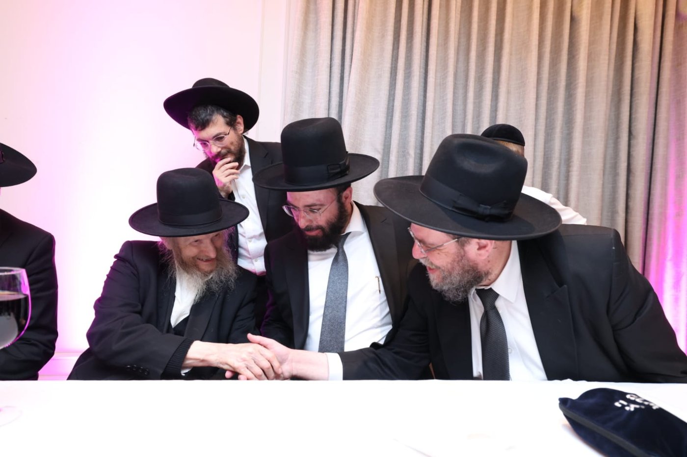 הגה"צ רבי דן סגל בשמחת שבע ברכות לבן הרה"ג ר' יחזקאל אתרוג