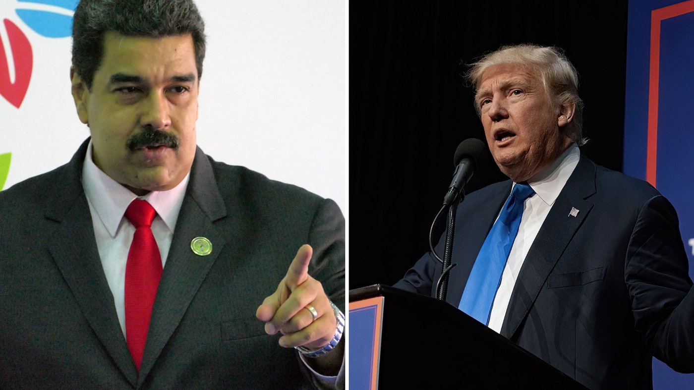 טראמפ ומדורו