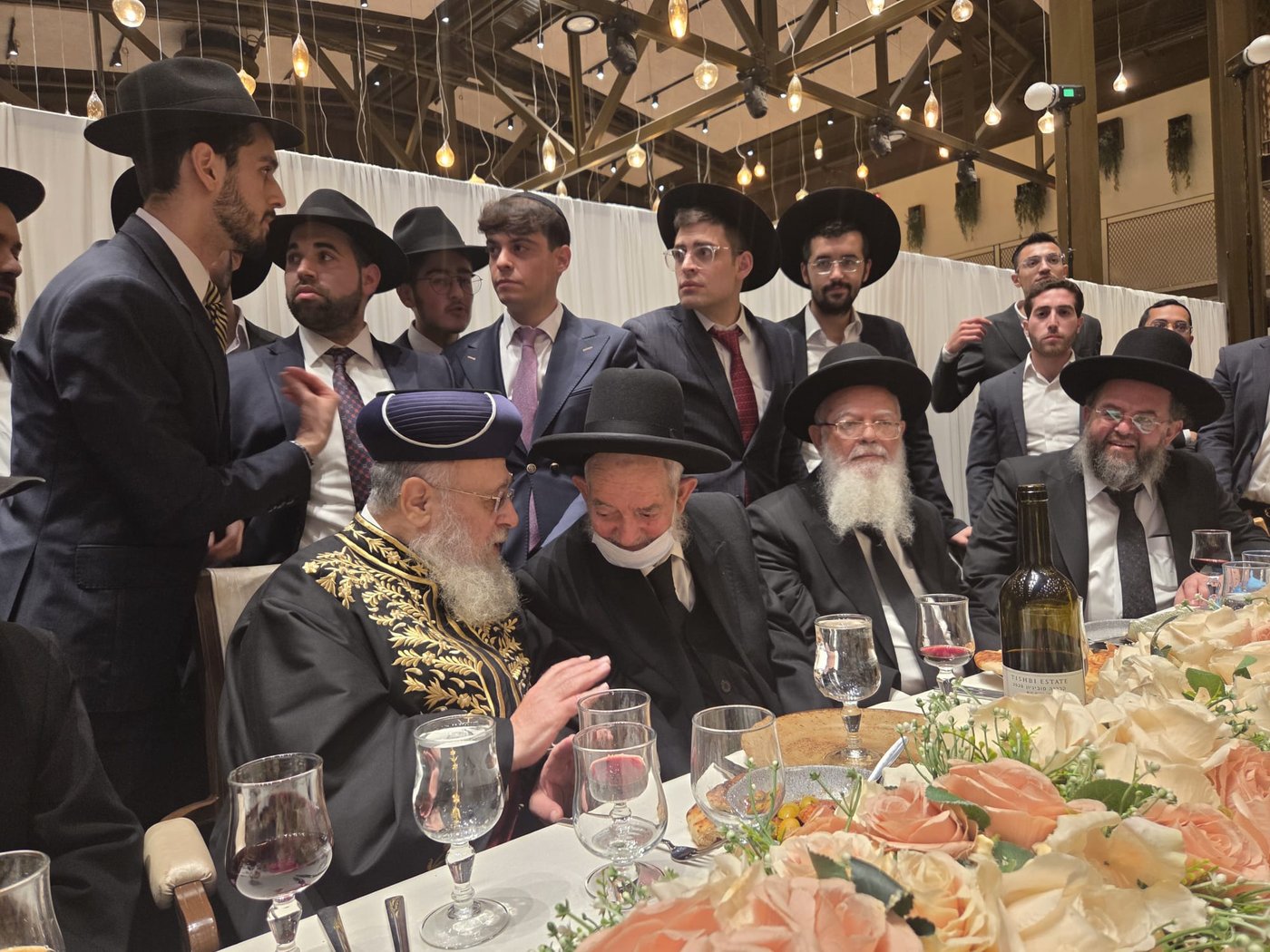 שמחת נישואי נכדו של רבי יצחק כהן 