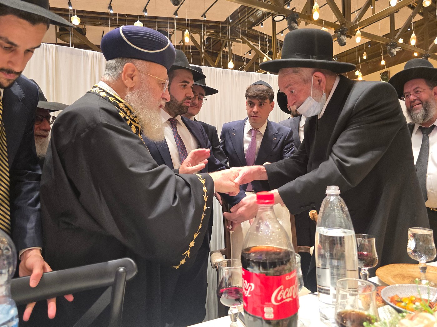 שמחת נישואי נכדו של רבי יצחק כהן 